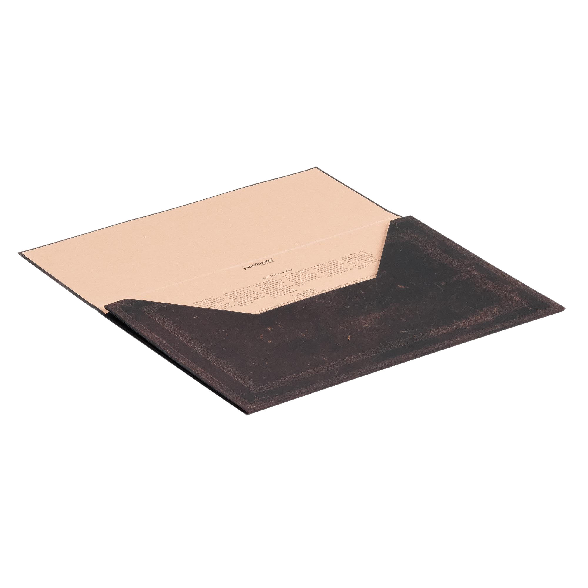 Black Moroccan Bold - Document Folders - Edge Image