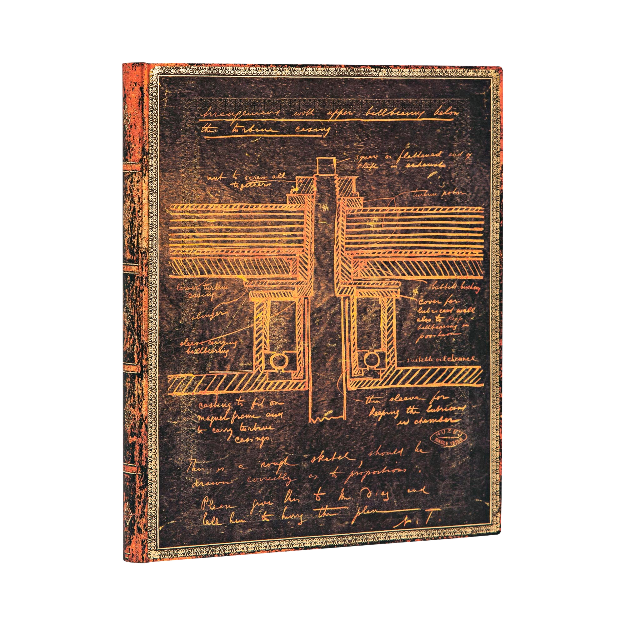 Tesla, Sketch of a Turbine - Journals - Angle Image