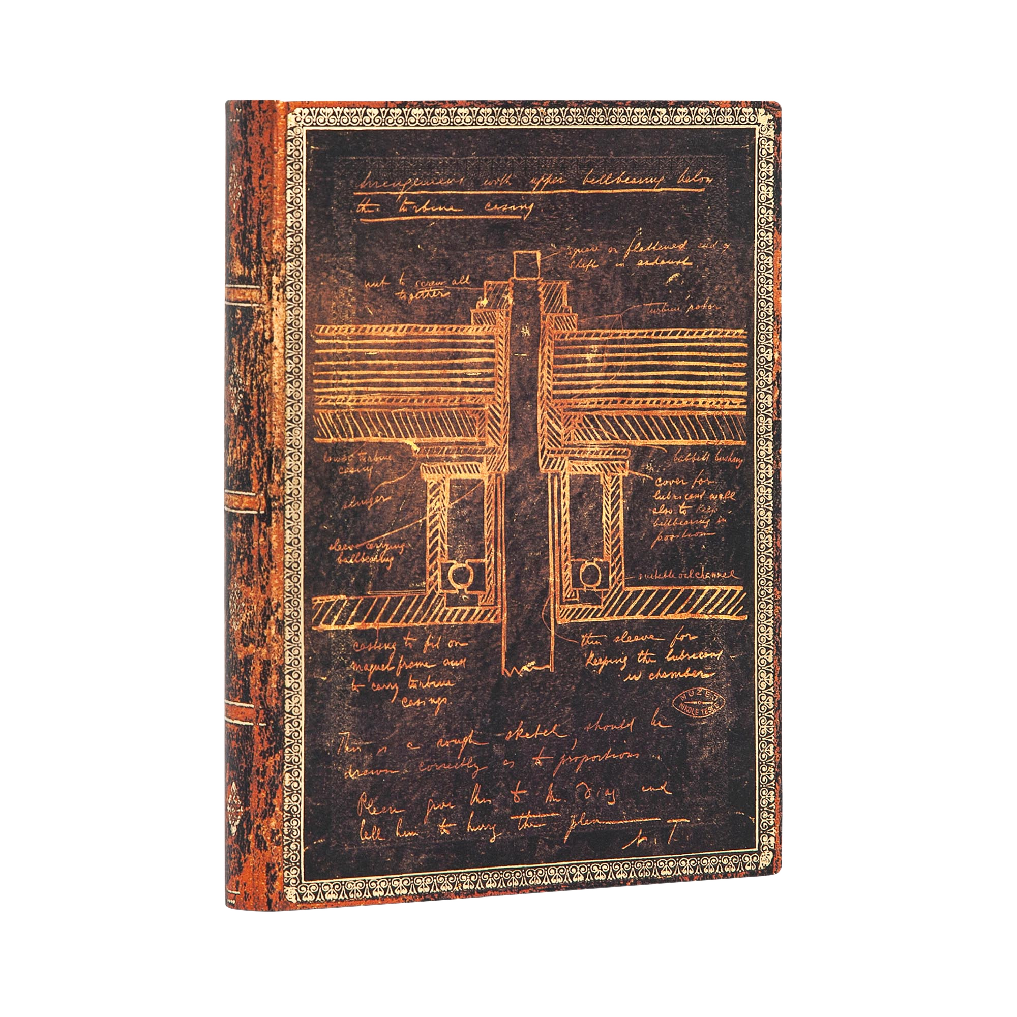Tesla, Sketch of a Turbine - Journals - Angle Image