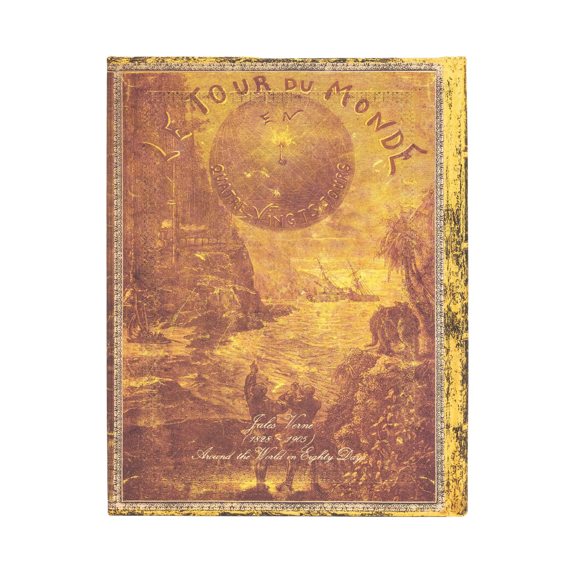 Verne, Around the World - Journals - Back Image