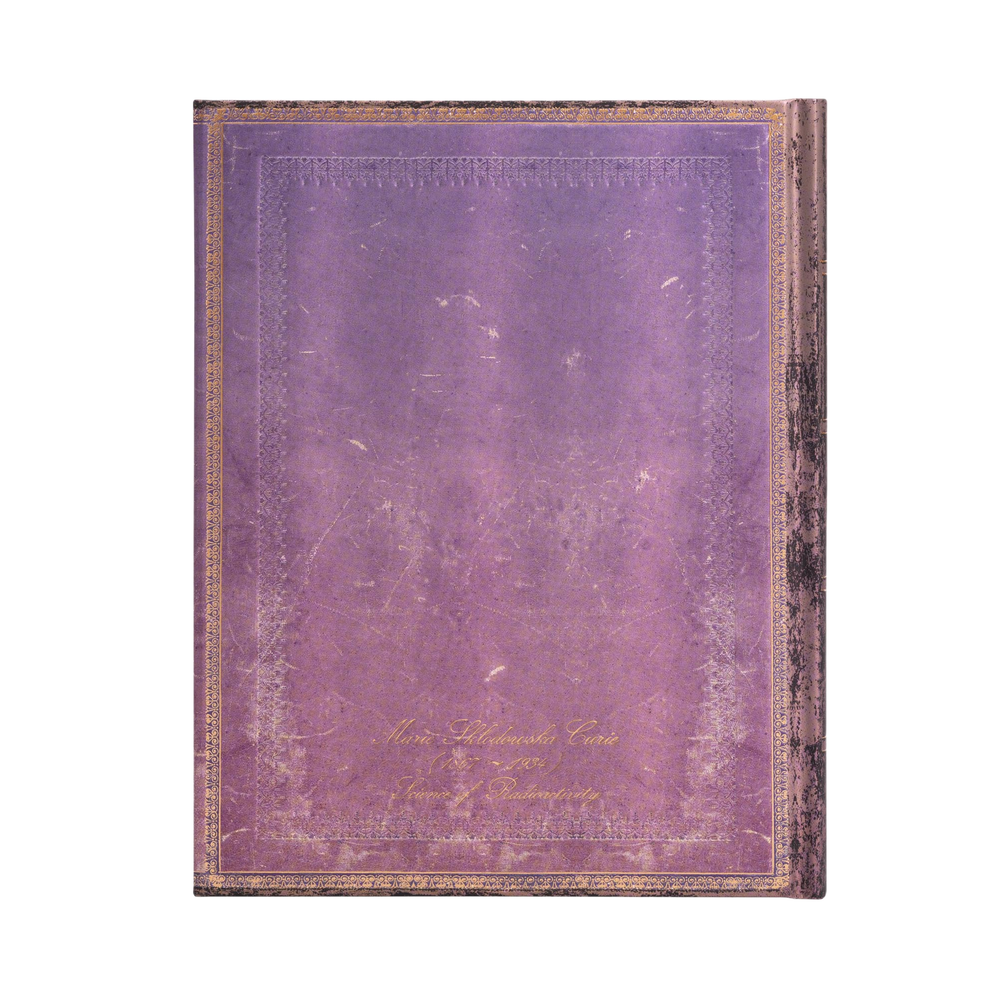Marie Curie, Science of Radioactivity - Journals - Back Image