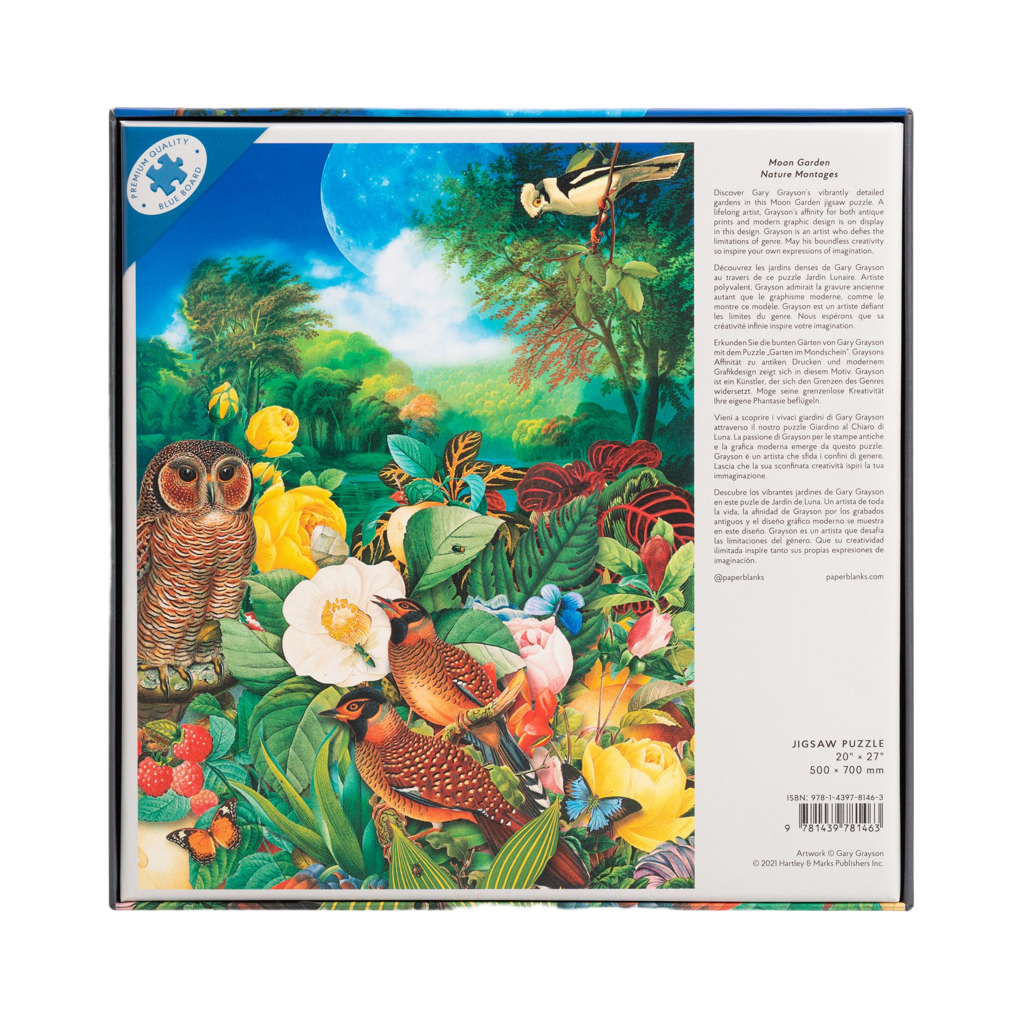 Giardino al Chiaro di Luna - Puzzle - Back Image