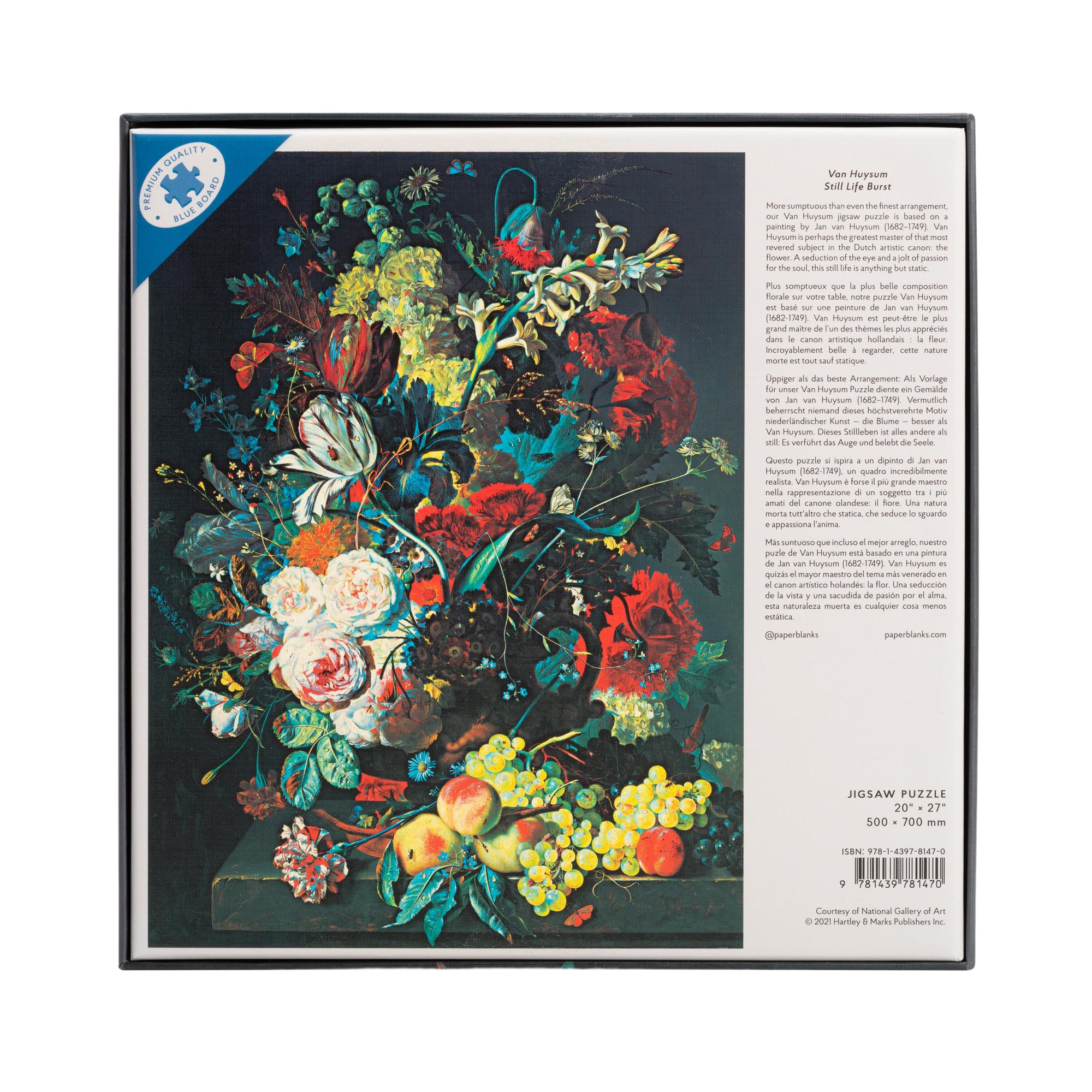 Van Huysum - Puzzle - Back Image