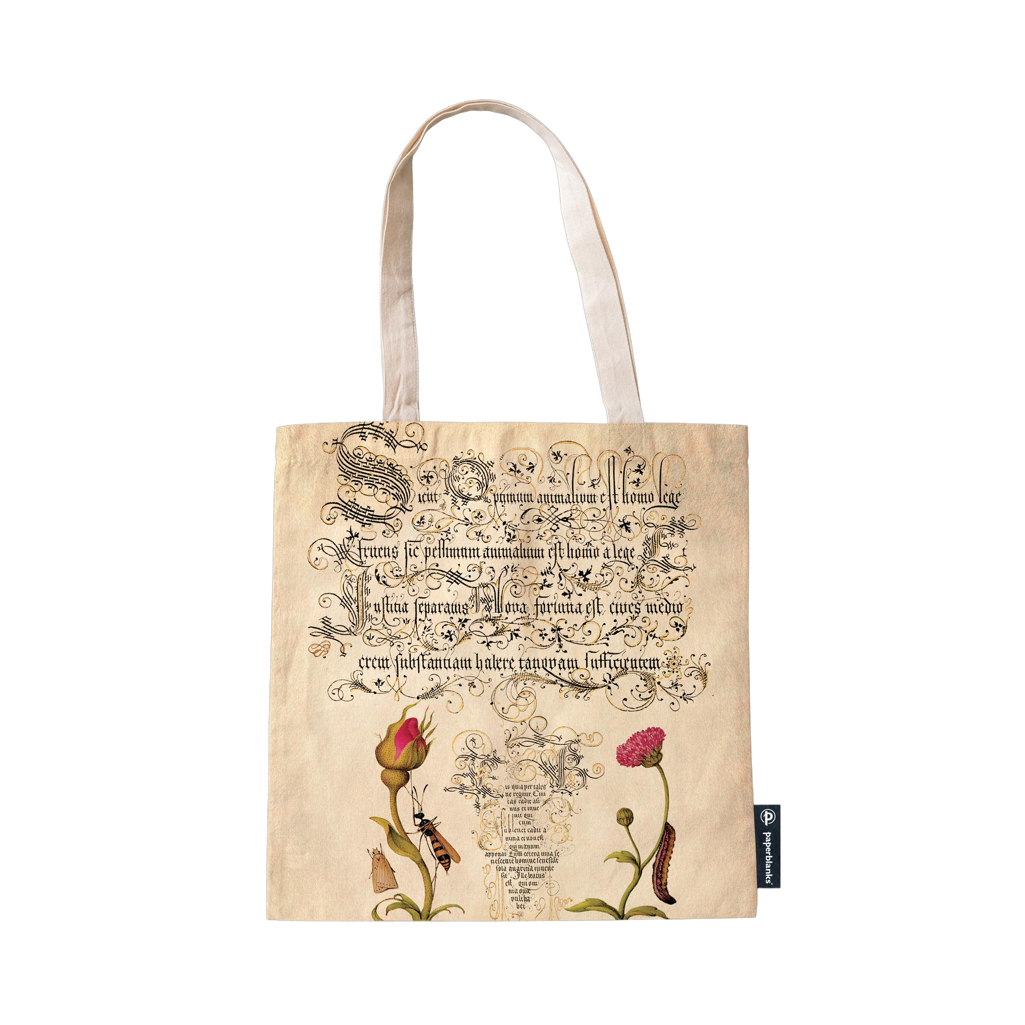 Flemish Rose - Tote Bags - Back Image