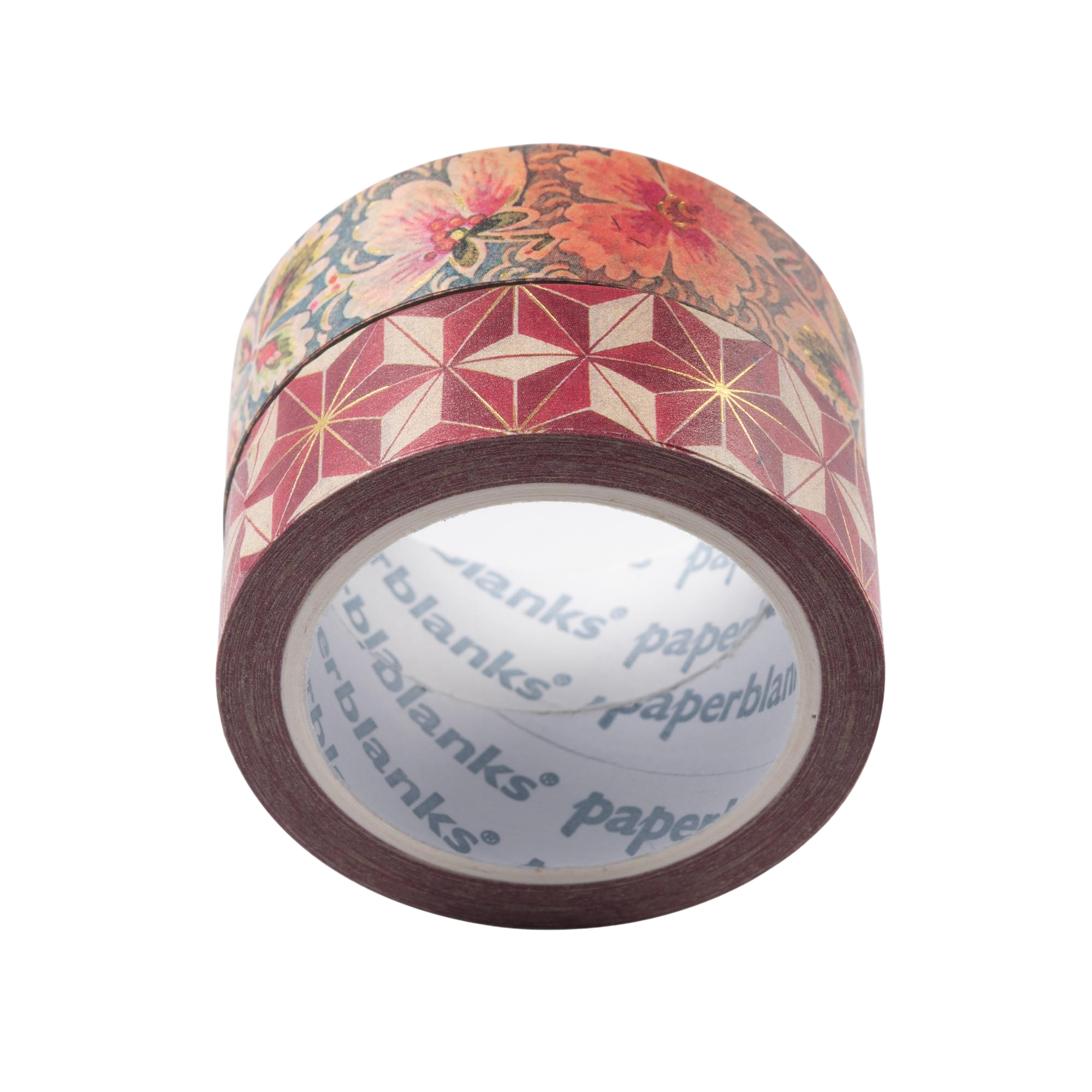 Hishi/Filigree Floral Ivory - Washi Tape - Back Image