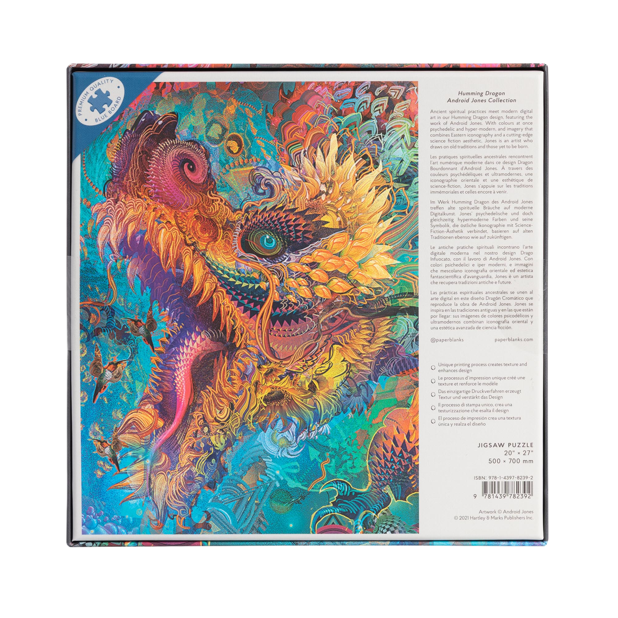 Humming Dragon - Jigsaw Puzzles - Back Image