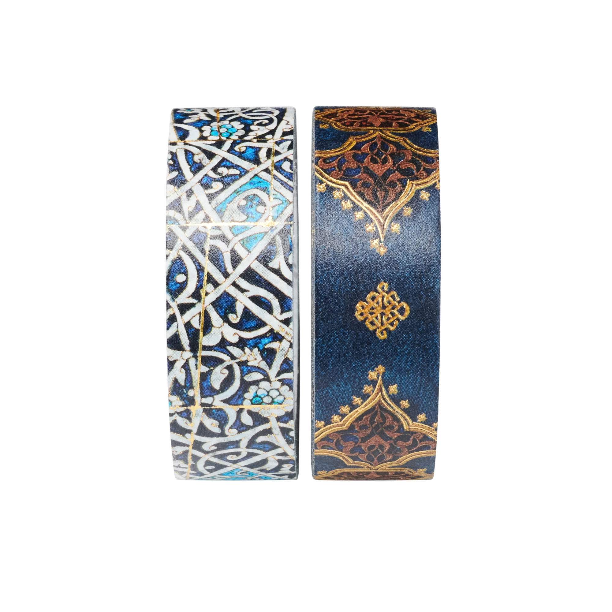 Granada Turquoise/Safavid Indigo - Washi Tape - Angle Image