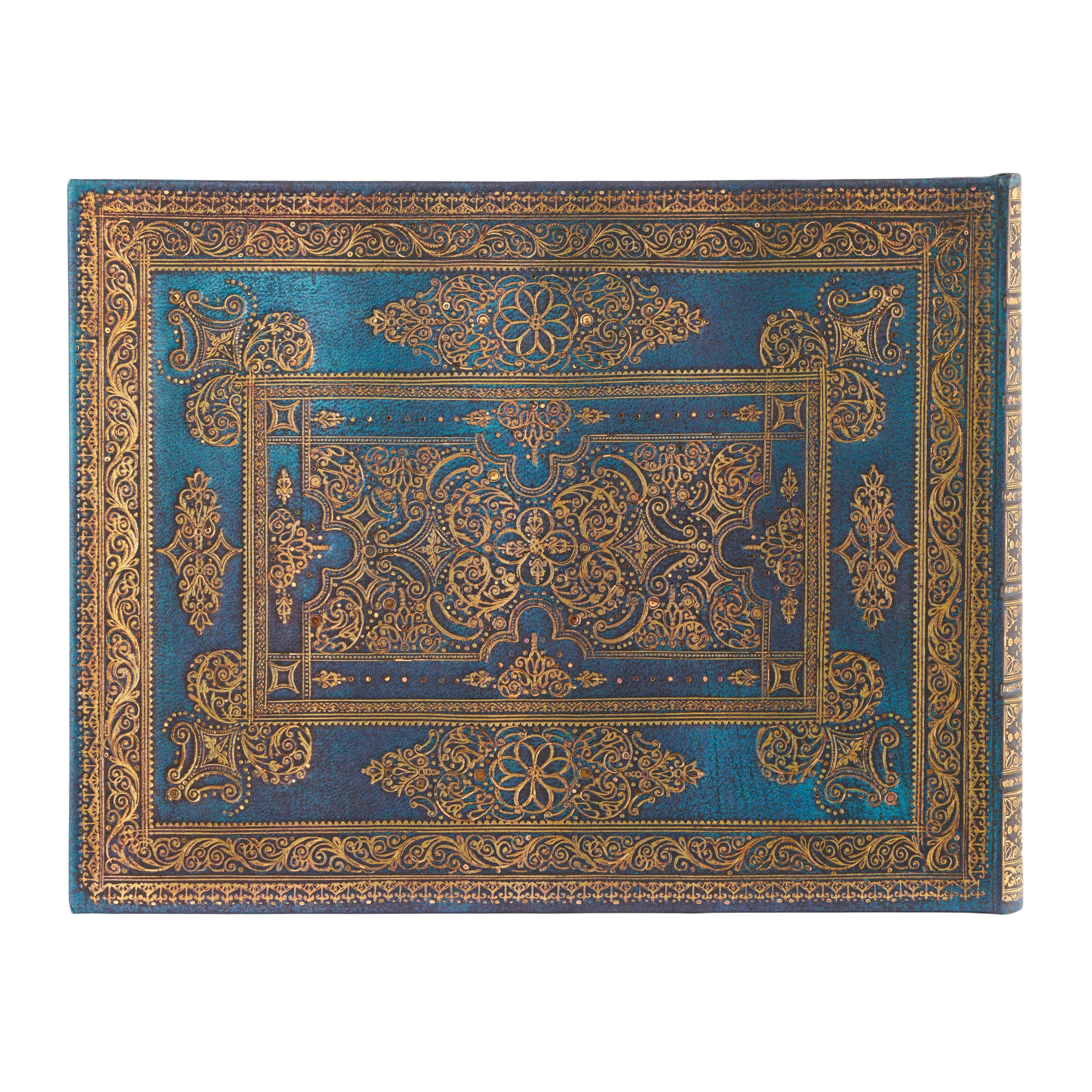 Blue Luxe - Guest Books - Back Image