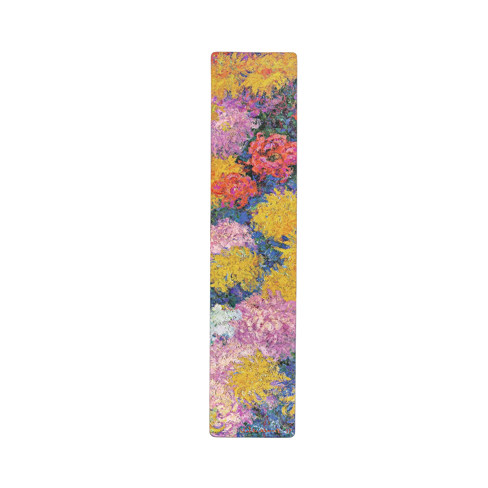 Monets Chrysanthemen - Lesezeichen - Back Image