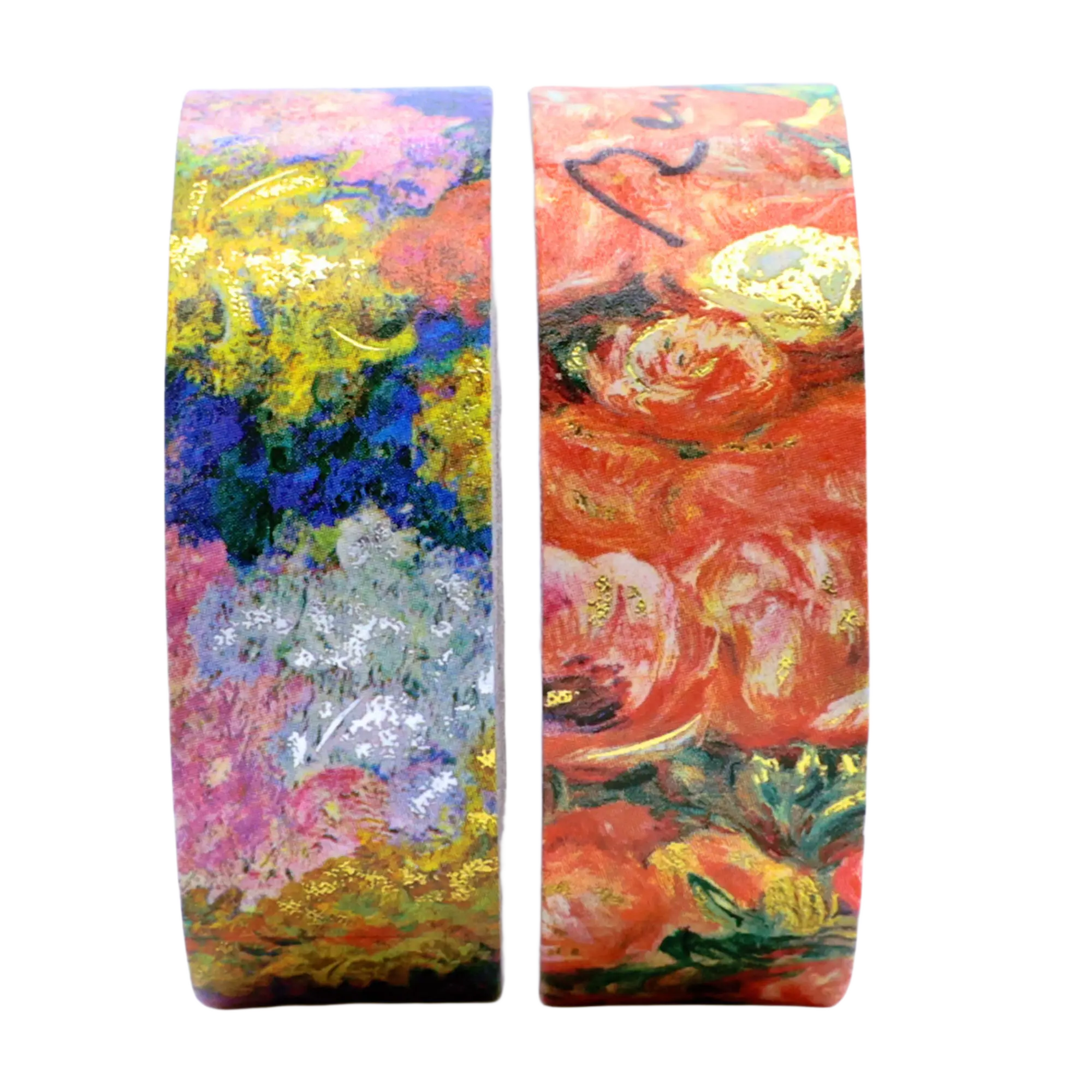 Monet’s Chrysanthemums/Renoir, Letter to Morisot (1892) - Washi Tape - Angle Image