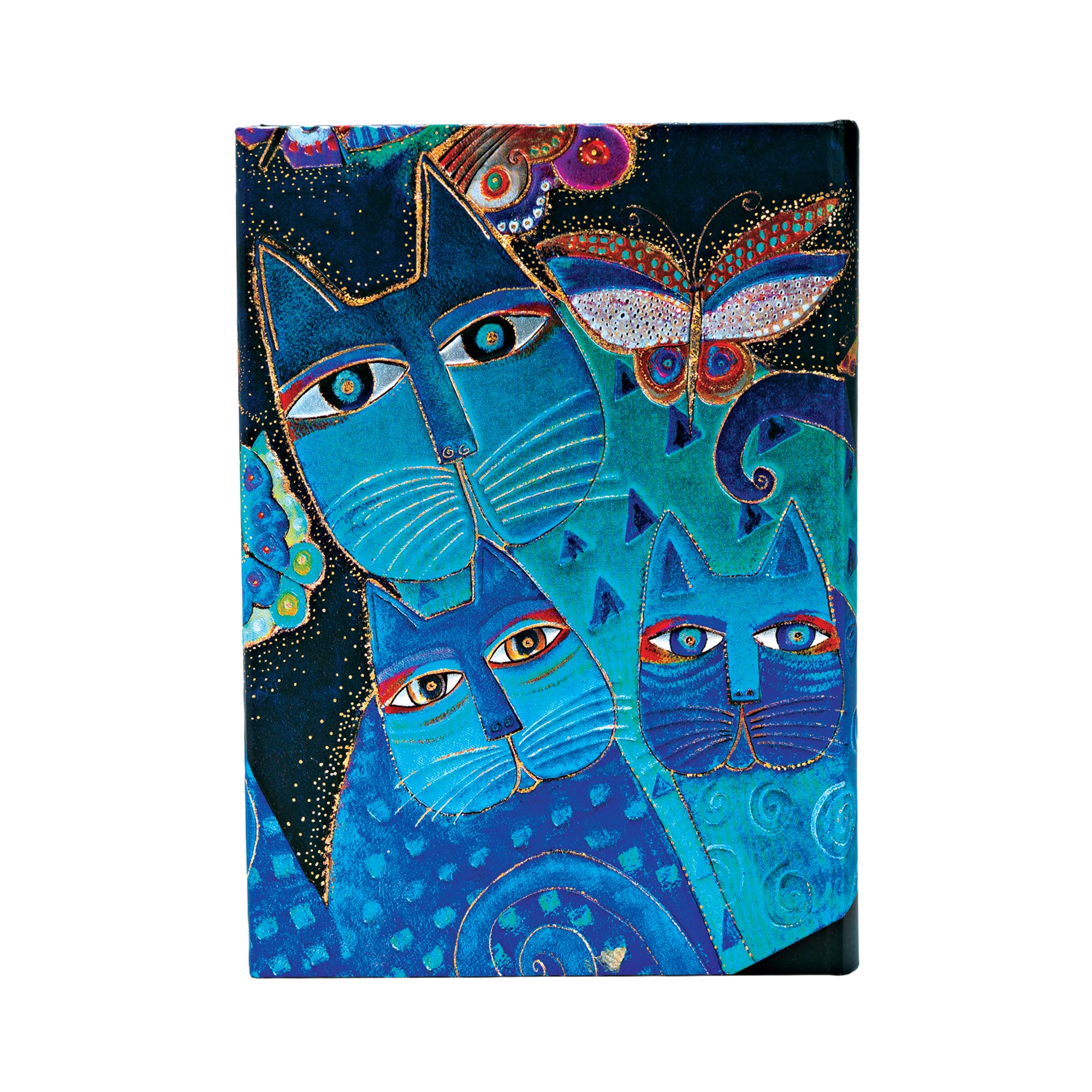 Gatos Azules y Mariposas - Cuadernos - Back Image