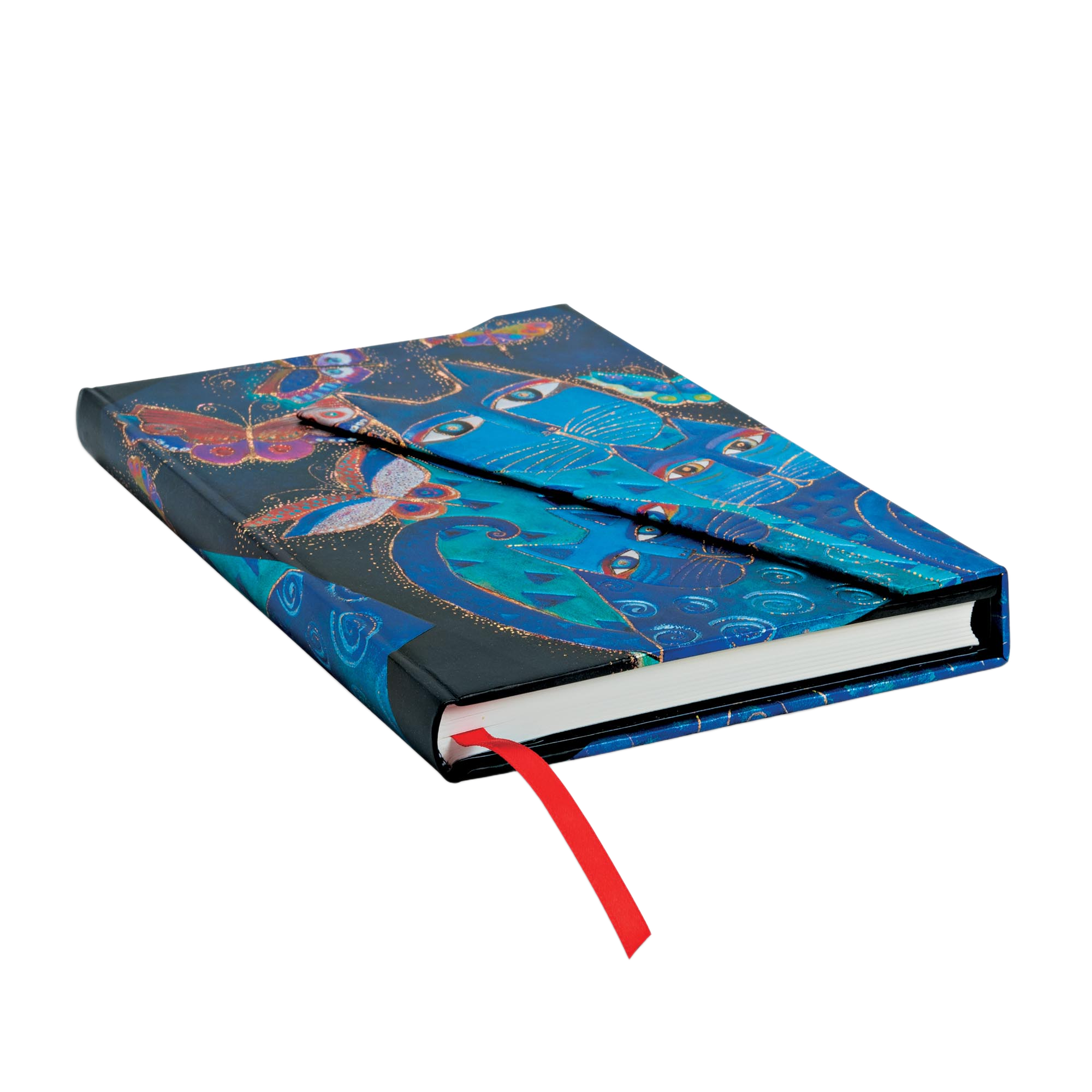 Gatos Azules y Mariposas - Cuadernos - Edge Image