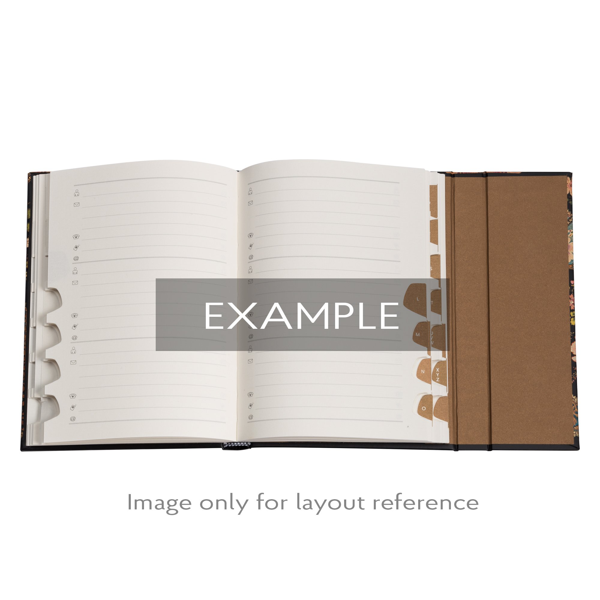 Cezannes Terrakotta-Töpfe und Blumen - Adressbücher - InteriorShotExample Image